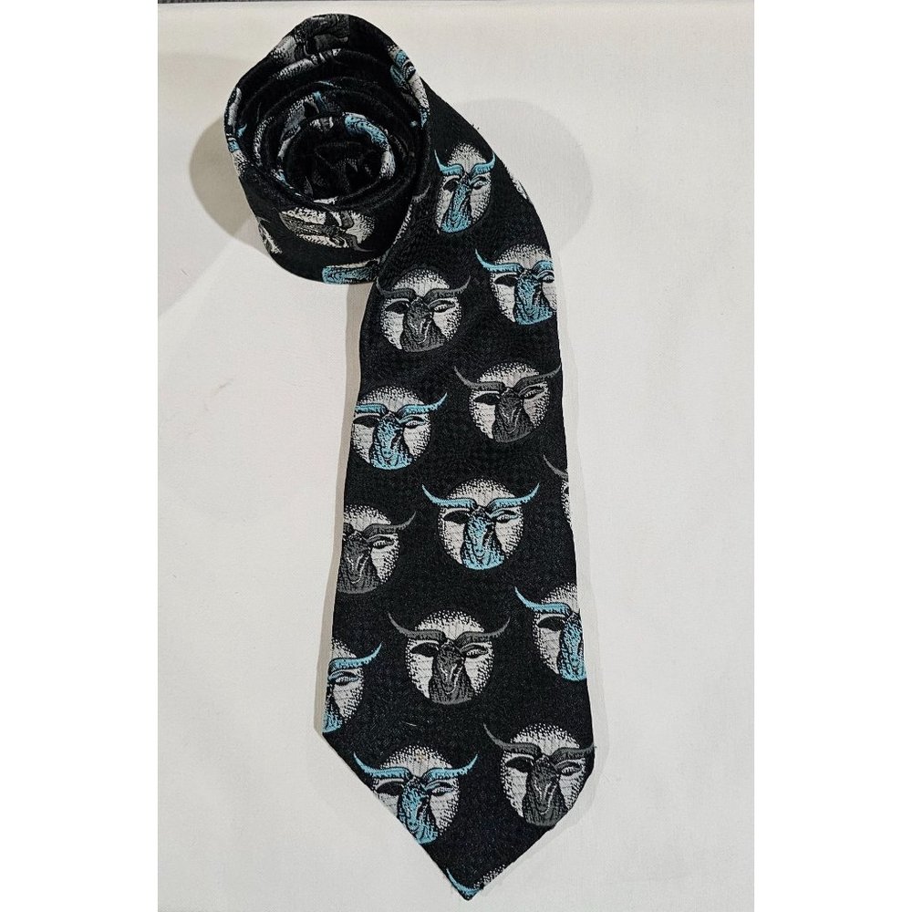 The‎ G.O.A.T Hartford Beverly Hills Necktie Goat Tie Capricorn Tie